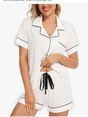 White Pajama Set